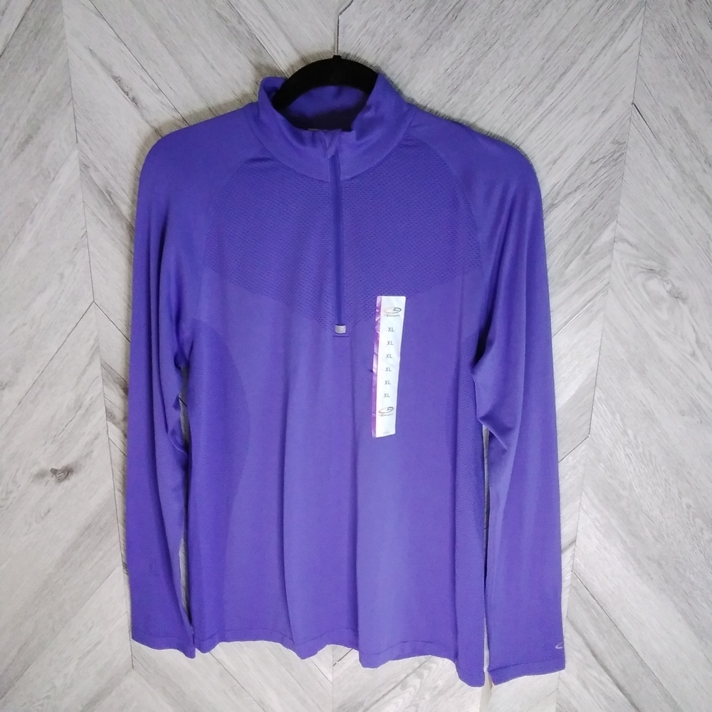 Champion Duo Dry Premium Max Performance Top Shirt SZ: XL/TG Unisex Blue